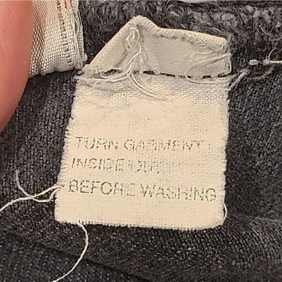 Vintage Levi's Gray Cutoff Button Fly Frayed Denim Shorts Made in the USA | 32 - Picture 8 of 11